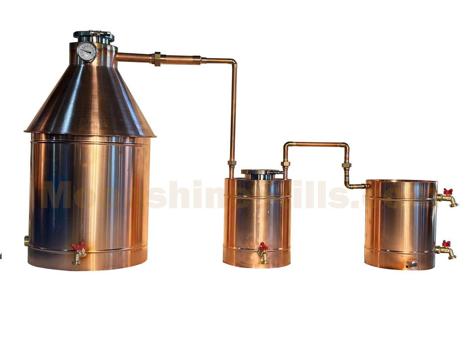 15 Gallon Advanced Model Complete Copper Distiller WITH HYDROMETER SET