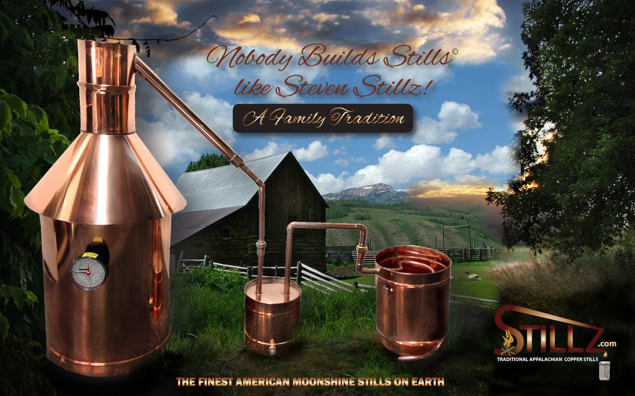 Copper Moonshine Still 6 Gallon with Thumper and Worm