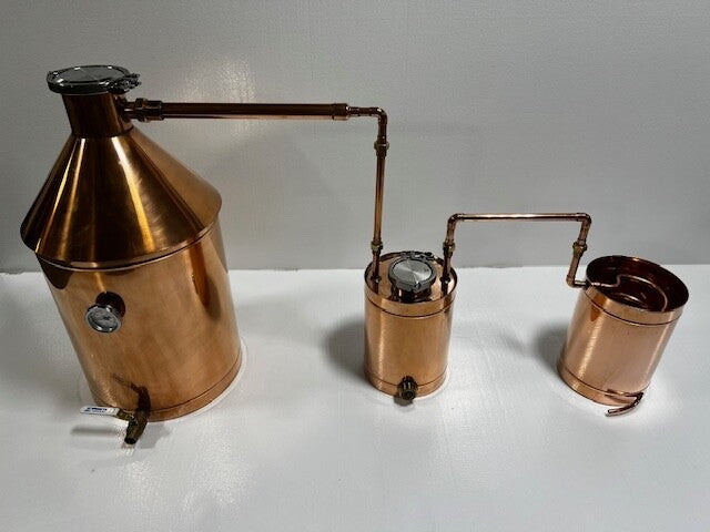 10 Gal Copper Perfect Starter Still w/Thumper and Worm