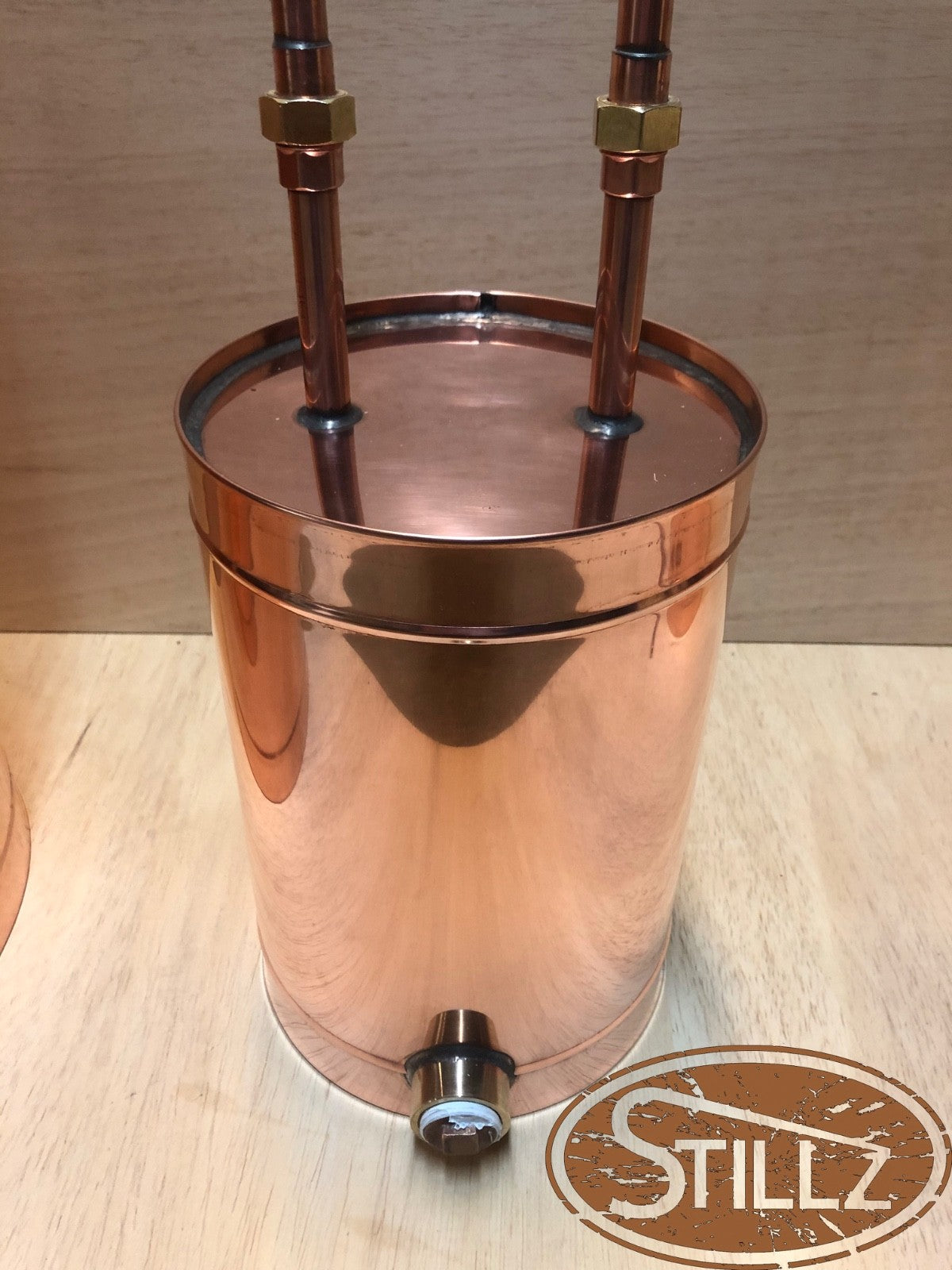3 Gallon Copper Moonshine Still Thumper w/ Cross Bar for Adding Second Thumper